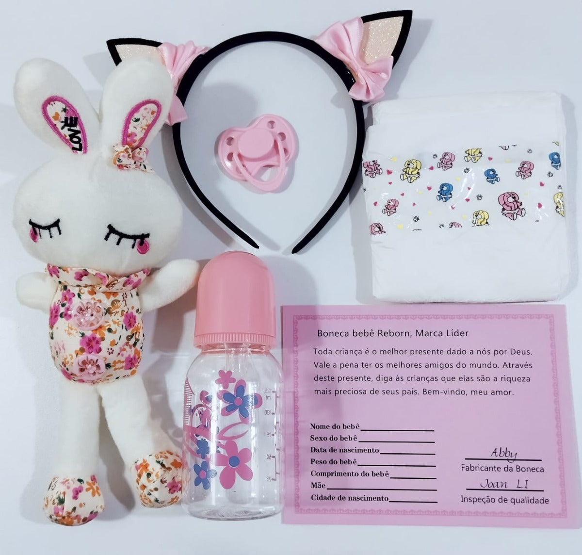 MUÑECA BEBE REBORN 100% SILICONA + ACCES